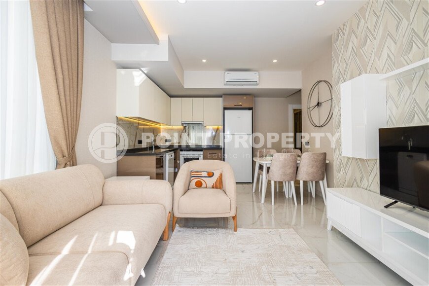 Атмосферная квартира 50 м² в центре Аланьи в премиальном комплексе, Клеопатра-id-9752-фото-5