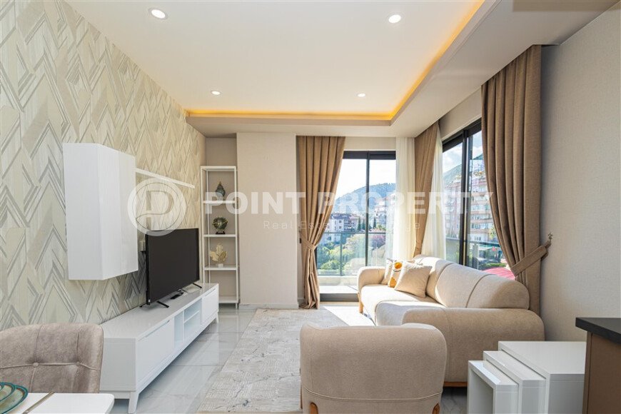 Атмосферная квартира 50 м² в центре Аланьи в премиальном комплексе, Клеопатра-id-9752-фото-6