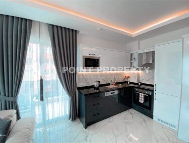 Квартира 1+1 в Авсаларе с мебелью и техникой в 400 метрах от моря-id-9762-фото-3