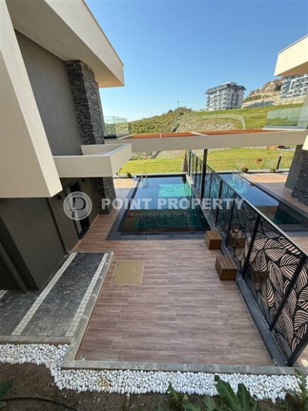 Роскошная двухуровневая вилла 210 м², Каргыджак, гражданство, вид на море-id-9770-фото-14