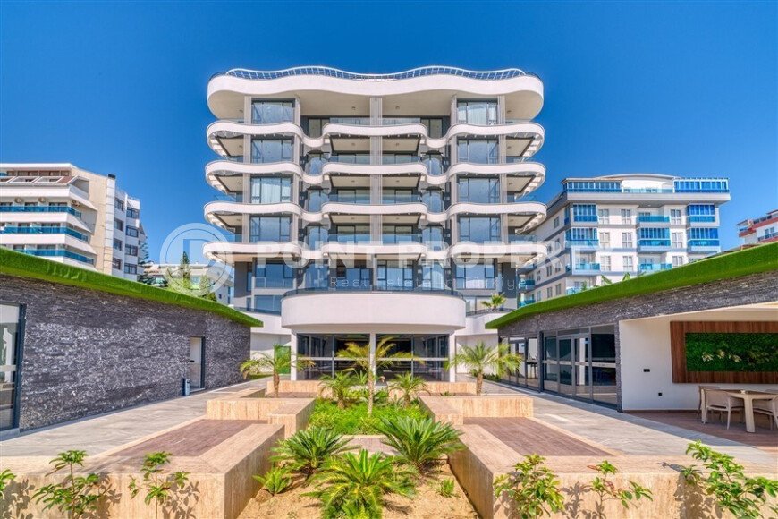 Видовая квартира 67 м² на первой линии у моря, Каргыджак-id-9771-фото-9