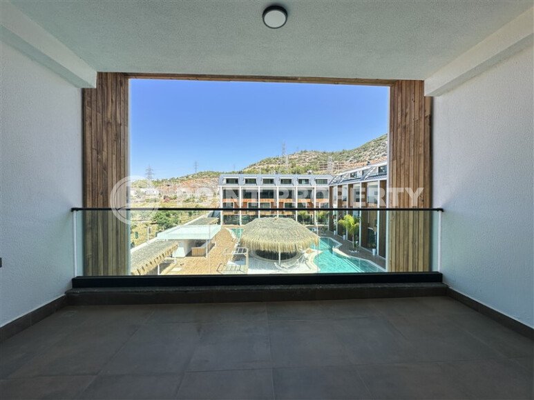 Просторный дуплекс 105 м², Конаклы, вид на море и горы-id-9772-фото-11