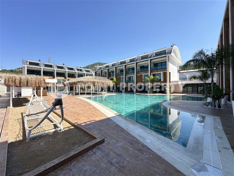 Просторный дуплекс 105 м², Конаклы, вид на море и горы-id-9772-фото-15