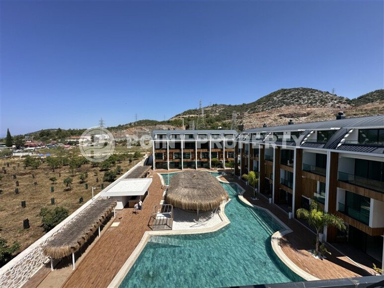 Просторный дуплекс 105 м², Конаклы, вид на море и горы-id-9772-фото-18