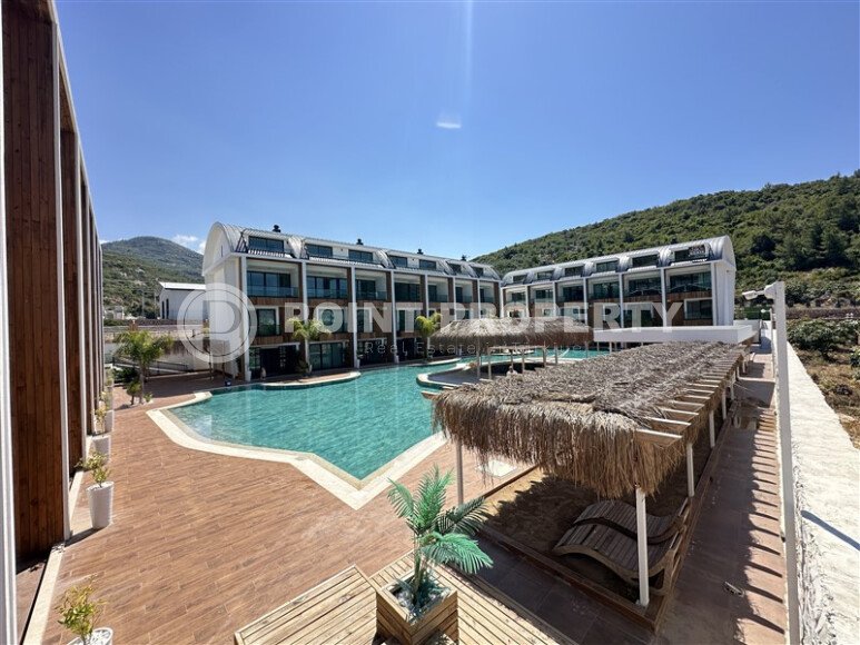 Просторный дуплекс 105 м², Конаклы, вид на море и горы-id-9772-фото-23