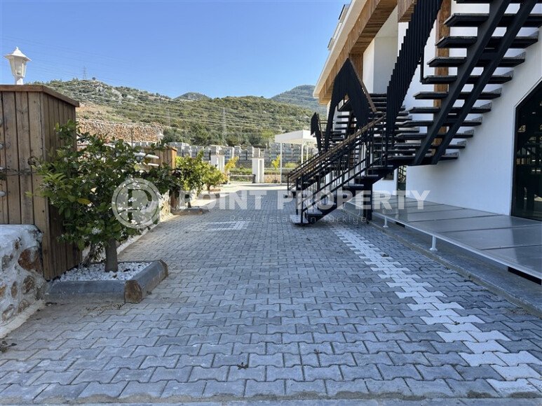 Просторный дуплекс 105 м², Конаклы, вид на море и горы-id-9772-фото-26