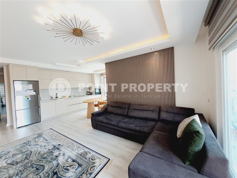 Spacious furnished apartment 2+1 with city view, just 250 meters from the sea-id-9785-photo-2