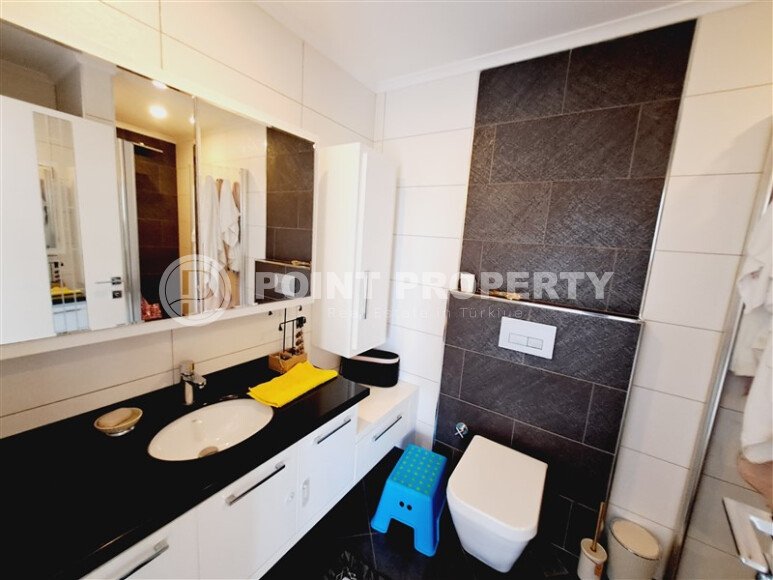 Spacious furnished apartment 2+1 with city view, just 250 meters from the sea-id-9785-photo-16