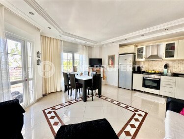 Квартира с великолепным видом на горы в тихом спокойном районе Алании Тепе-id-9791-фото-3