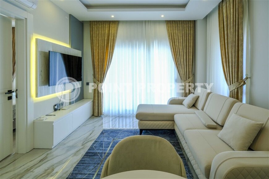 Modern bright apartment 1+1 area 47 m² in a residential complex in Avsallar-id-9808-photo-2