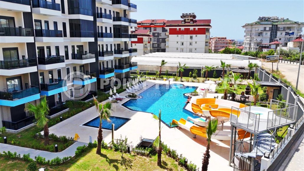 Modern bright apartment 1+1 area 47 m² in a residential complex in Avsallar-id-9808-photo-15