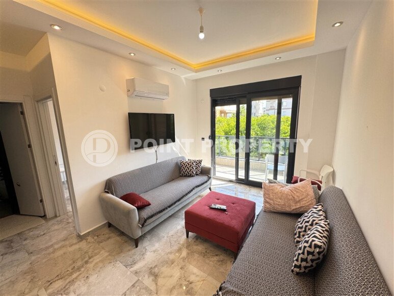 Современная квартира 1+1 площадью 40 м² в районе Оба — уютный комплекс с инфраструктурой-id-9813-фото-2