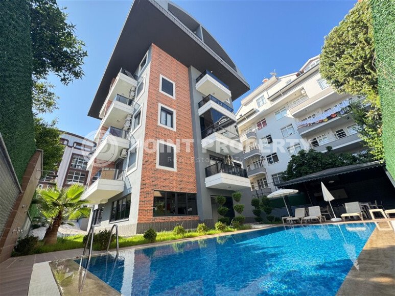 Современная квартира 1+1 площадью 40 м² в районе Оба — уютный комплекс с инфраструктурой-id-9813-фото-12