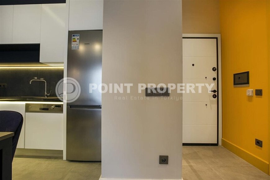 Квартира 1+1 с дизайнерским ремонтом в районе пляжа Клеопатры-id-9816-фото-7