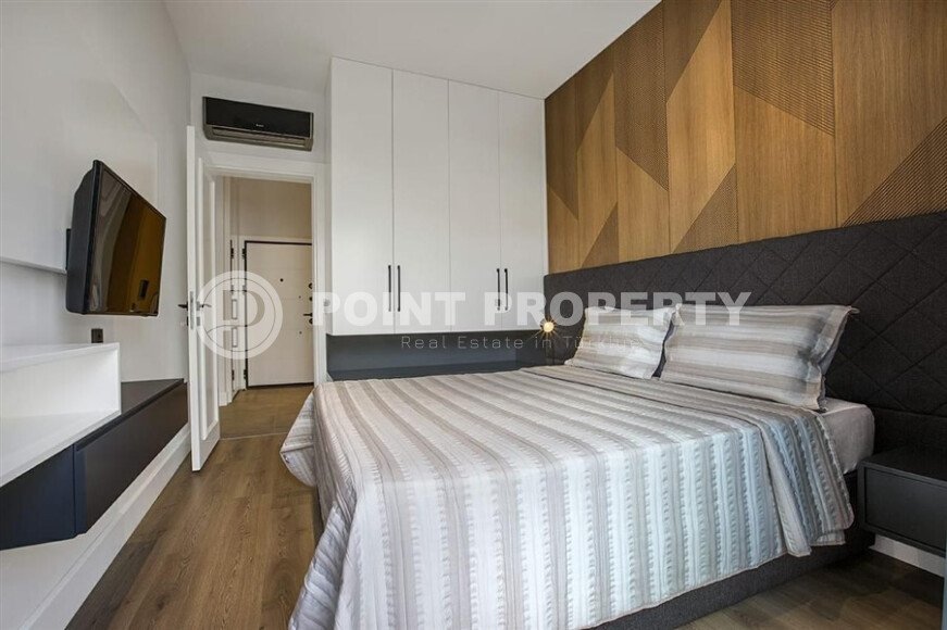 Квартира 1+1 с дизайнерским ремонтом в районе пляжа Клеопатры-id-9816-фото-10