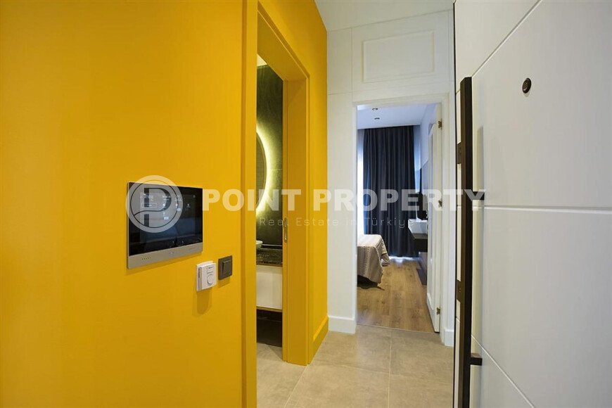 Квартира 1+1 с дизайнерским ремонтом в районе пляжа Клеопатры-id-9816-фото-11