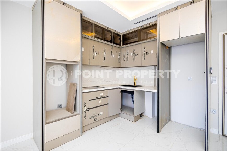 Современная 1-комнатная квартира 55 м² в стильном комплексе, Оба-id-9820-фото-4