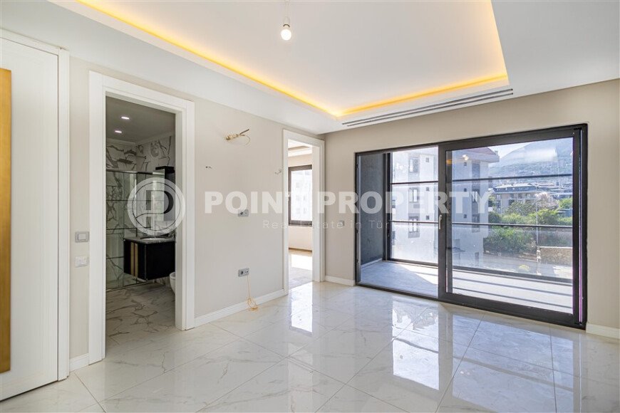 Современная 1-комнатная квартира 55 м² в стильном комплексе, Оба-id-9820-фото-6