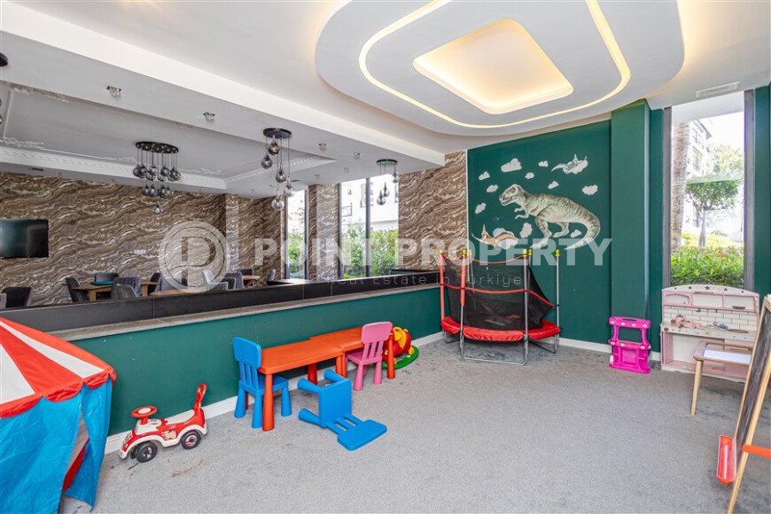 Современная 1-комнатная квартира 55 м² в стильном комплексе, Оба-id-9820-фото-20