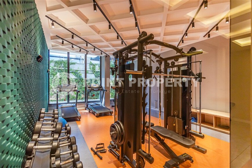 Современная 1-комнатная квартира 55 м² в стильном комплексе, Оба-id-9820-фото-22