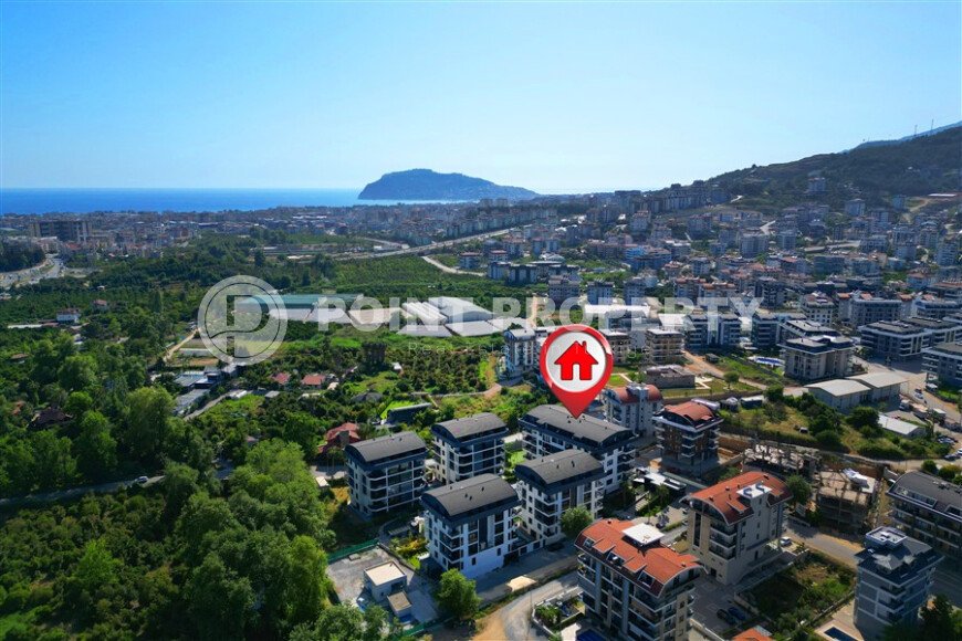 Современная 1-комнатная квартира 55 м² в стильном комплексе, Оба-id-9820-фото-25