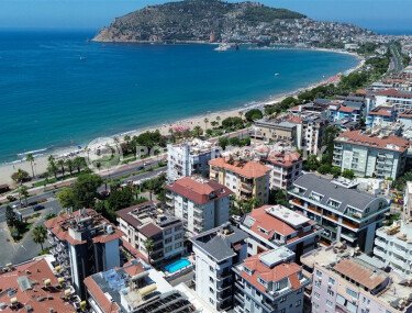 Luxurious penthouse with sea view in the center of Alanya! Suitable for obtaining Turkish citizenship.-id-9821-photo-6
