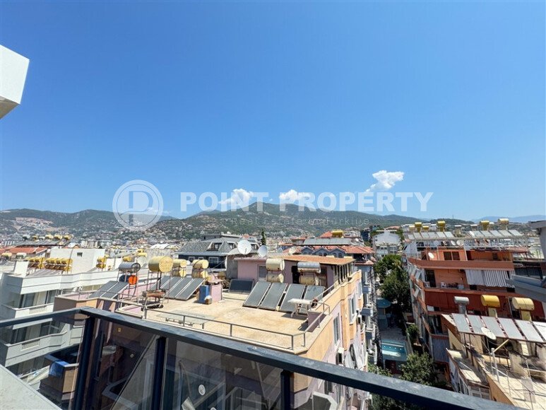 Шикарный пентхаус с видом на море в центре Алании! Подходит под получение гражданства Турции.-id-9821-фото-29