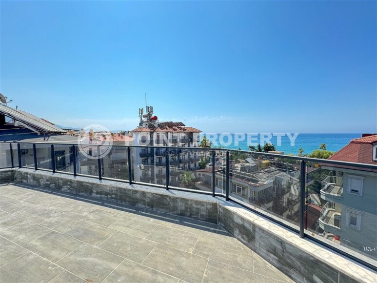 Шикарный пентхаус с видом на море в центре Алании! Подходит под получение гражданства Турции.-id-9821-фото-36