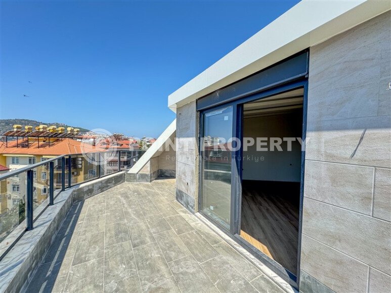 Шикарный пентхаус с видом на море в центре Алании! Подходит под получение гражданства Турции.-id-9821-фото-37