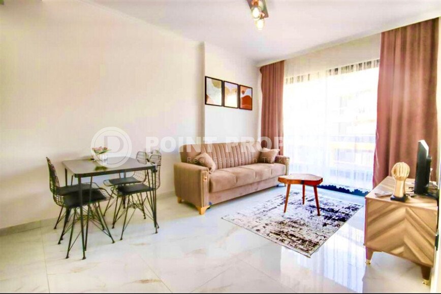 Furnished apartment in Avsallar area, in a hotel-type complex.-id-9823-photo-1