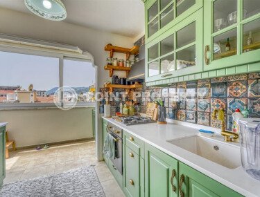 Spacious 1+1 65 m² with separate kitchen and sea view – Alanya center, Cleopatra beach-id-9824-photo-5