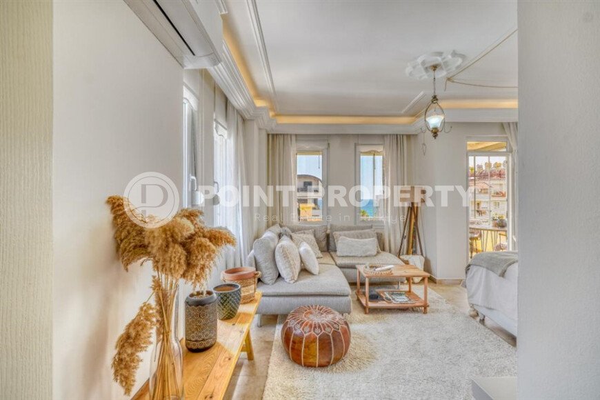 Spacious 1+1 65 m² with separate kitchen and sea view – Alanya center, Cleopatra beach-id-9824-photo-14