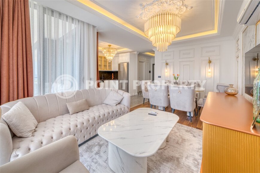 View duplex 2+1 131 m² in Kargicak on the first line, premium complex-id-9825-photo-1