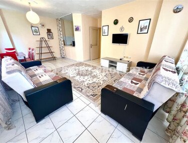 Уютная 2+1 110 м² в Махмутларе на первой береговой линии с частичным видом на море-id-9828-фото-2