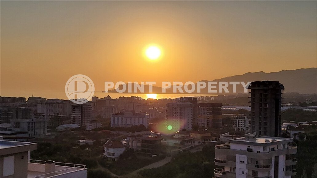 Bright furnished apartment 2+1, 105 m² with stunning sea and castle views in Mahmutlar-id-9829-photo-1