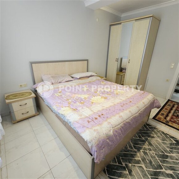 Уютная квартира 1+1, 60 м², с видом на море и горы в зелёном комплексе 2015 года в Махмутларе-id-9832-фото-6