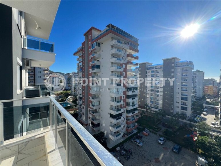 Стильная квартира 1+1, 50 м², в новом доме 2022 года в Махмутларе, 500 м до моря-id-9833-фото-9