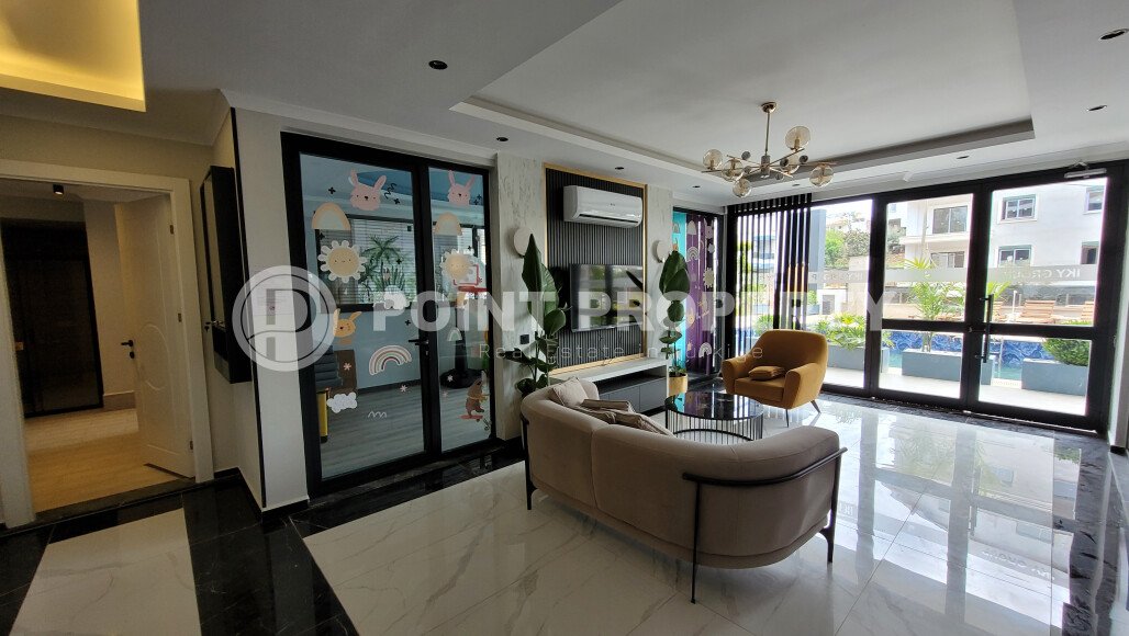 Cozy furnished apartment 55 m² with pool view – Upper Oba area-id-9839-photo-9