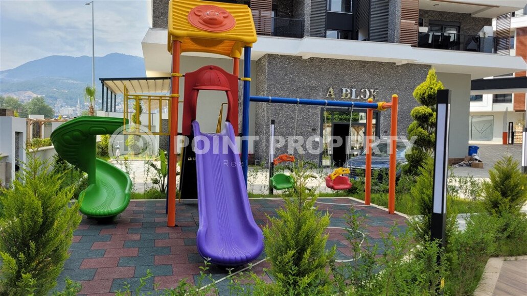 Светлая квартира 1+1 площадью 50 м² в современном комплексе – район Оба-id-9841-фото-14