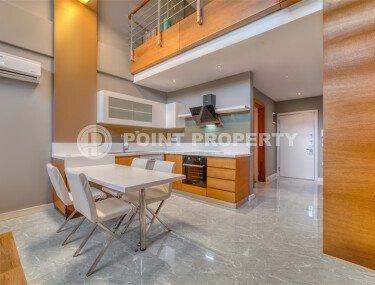 Стильный лофт-дуплекс  50 м² с балкон-террасой с выходом в сад – Каргыджак-id-9846-фото-2