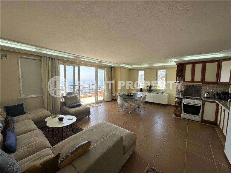 Вилла 3+1 с панорамным видом на Аланью в тихом районе Бекташ-id-9856-фото-2