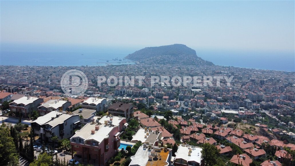 Вилла 3+1 с панорамным видом на Аланью в тихом районе Бекташ-id-9856-фото-23