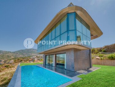 Вилла 4+1 площадью 360 м² с панорамным видом на море и крепость в Каргыджаке-id-9858-фото-2