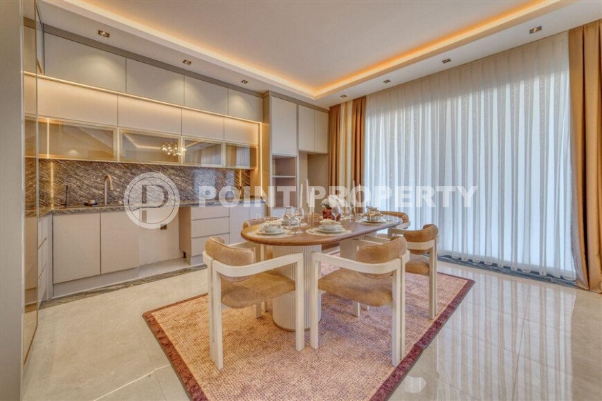 Вилла 4+1 площадью 360 м² с панорамным видом на море и крепость в Каргыджаке-id-9858-фото-6