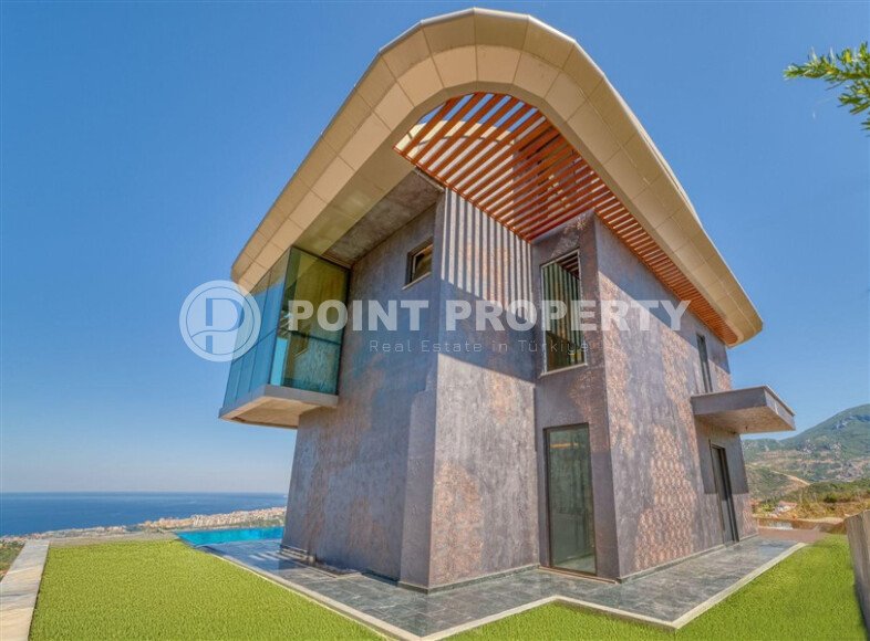 Вилла 4+1 площадью 360 м² с панорамным видом на море и крепость в Каргыджаке-id-9858-фото-13