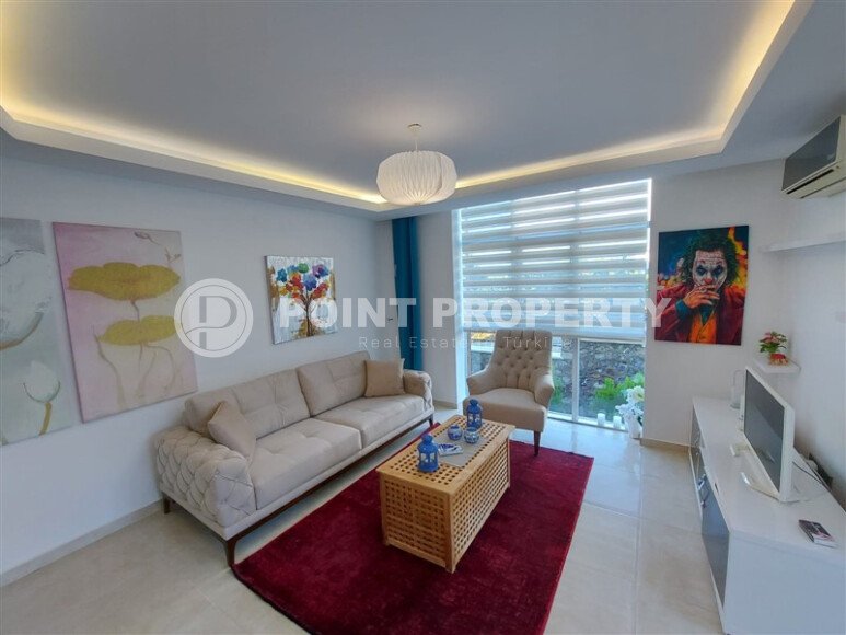 Bright 2+1 apartment of 105 m² in a furnished complex in Kargicak-id-9859-photo-1
