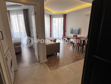 Квартира с видом на море, 56 м², центр Аланьи, подходит для краткосрочной аренды-id-9865-фото-4