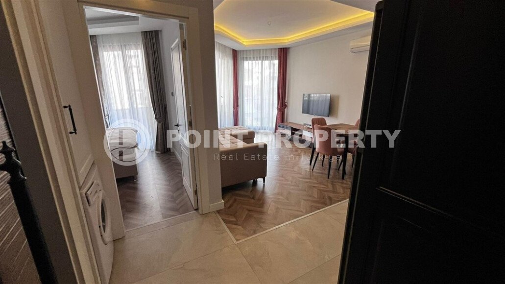 Квартира с видом на море, 56 м², центр Аланьи, подходит для краткосрочной аренды-id-9865-фото-4