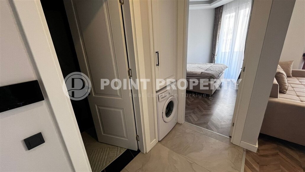 Квартира с видом на море, 56 м², центр Аланьи, подходит для краткосрочной аренды-id-9865-фото-7