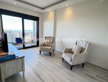 Светлый дуплекс 100 м² с видом на море в новом комплексе района Махмутлар-id-9873-фото-2